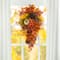 Glitzhome® 27" Fall Dahlia, Pumpkin, Leaf & Berry Swag